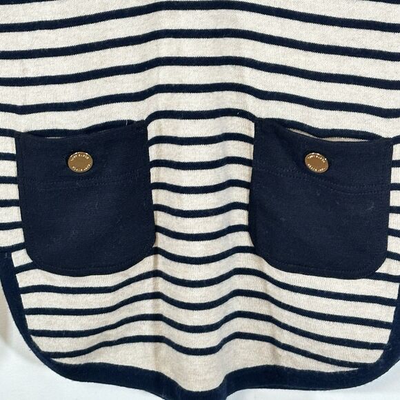 TORY BURCH Odessa Striped Tunic Top Womans size XS Wool Cashmere Blend - Picture 4 of 7